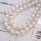 (PSL) Approx. 7.0-7.5 mm, Aurora Rose Premium, Akoya Pearl, Double Strand Uniform Pearl Necklace