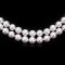 (PSL) Approx. 7.0-7.5 mm, Aurora Rose Premium, Akoya Pearl, Double Strand Uniform Pearl Necklace