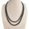 Approx. 8.0 mm, Tahitian Pearl, Double Strand Pearl Uniform Necklace
