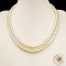7.0 - 7.6 mm, Mucho x Moonlight Lot, Double Strand Gradient Colored Uniform Pearl Necklace