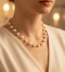 Approx. 10.0 - 11.0 mm, Edison Pearl, Station Pearl Necklace