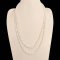 Approx. 6.0 - 6.5 mm, Freshwater Pearl, Double Strand Uniform Pearl Matinee Length Necklace
