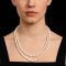 Approx. 6.0 - 6.5 mm, Freshwater Pearl, Double Strand Uniform Pearl Princess Length Necklace