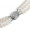 Approx. 5.5 - 6.5 mm, Freshwater Pearl, Triple Strand Uniform Pearl Necklace
