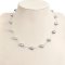 7.5 - 8.5 mm, Akoya Pearl, Station Pearl Chain Necklace