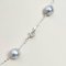 7.5 - 8.5 mm, Akoya Pearl, Station Pearl Chain Necklace