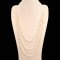 Approx. 5.0 - 5.5 mm, Freshwater Pearl, Triple Layers Strand Uniform Pearl Necklace