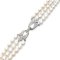 Approx. 5.0 - 5.5 mm, Freshwater Pearl, Triple Layers Strand Uniform Pearl Necklace