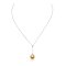 Approx. 11.0 mm, Gold South Sea Pearl, Solitaire Pearl Adjustable Length Cable Chain Necklace