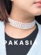 Approx. 5.0 - 6.0 mm, Freshwater Pearl, Four Strands Pearl Collar