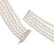 Approx. 4.5 - 5.0 mm, Freshwater Pearl, Five Strands Pearl Collar