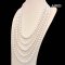 5.5 - 6.0 mm to 8.0 - 9.5 mm, AK Pearl and Edison Pearl, Five Strands Layer Pearl Necklace
