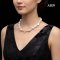 Approx. 13.0 - 14.0 mm, Baroque Freshwater Pearl, Graduated Pearl Necklace