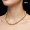 Approx. 9.6 - 11.5 mm, Gold South Sea Pearl, Graduated Pearl Necklace