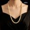 10.3-13.8 mm, Gold South Sea Pearl, Matinee Length Graduated Pearl Necklace