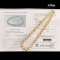 (PSL) Approx. 11.0-13.0 mm, Aurora Moon Rainbow, Gold South Sea Pearl, Graduated Pearl Necklace
