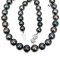 (PSL) Approx. 8.8 - 12.0 mm, Aurora Peacock, Graduated Pearl Necklace