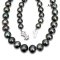 (PSL) Approx. 8.5 -12.3 mm, Aurora Peacock, Graduated Pearl Necklace