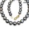 (PSL) Approx. 9.1 - 11.7 mm, Aurora Peacock, Graduated Pearl Necklace