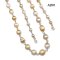 Approx. 7.1-12.8 mm, Gold South Sea Pearl, Station Pearl & Ring Opera Length Necklace