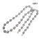 Approx. 10.0 - 12.6 mm, Tahitian Pearl, Station Pearl & Ring Matinee Length Necklace
