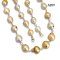 Approx. 12.0 - 15.8 mm, Gems in a Pearl, Gold South Sea Pearl, Station Pearl & Ring Matinee Length Necklace