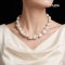Approx. 12.0 - 15.0 mm, Freshwater Pearl, Graduated Pearl Necklace