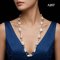 12.0 - 15.0 mm, Freshwater Pearl, Station Pearl & CD Necklace