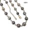 Approx. 8.0 - 10.0 mm, Tahitian Pearl, Station Pearl & Ring Necklace