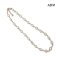 6.0 - 7.0 mm, White South Sea Pearl, Station Pearl & Ring Necklace