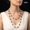 Approx. 8.0 - 10.0 mm, Akoya and Tahitian Pearl, Station Pearl & Ring Opera Length Necklace