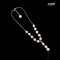 Approx. 4.0 mm and 8.0 - 10.0 mm, AK & Edison Pearl, Station Pearl Necklace
