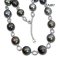 15.1 mm and 17.2 mm, Tahitian Pearl, Station Pearl & Ring Necklace