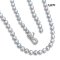 Approx. 7.0 mm, Akoya Blue Rose Pearl, Single Strand Pearl with Bow Single Hinge Clasp