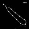 Approx. 9.0 mm, Edison Pearl, Station Pearl Necklace