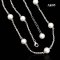 Approx. 9.0 mm, Edison Pearl, Station Pearl Necklace