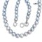 Approx. 7.5 - 8.0 mm, Akoya Blue Rose Pearl, Uniform Pearl Necklace