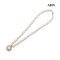 Approx. 7.5 - 8.0 mm and 13.0 - 14.0 mm, Akoya and South Sea Pearl Mabe, Uniform Pearl Necklace with Mabe Pearl Halo Diamond Pendant