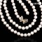 Approx. 7.5 - 8.0 mm, Akoya Pearl, Single Strand Pearl with Bow Hinge Clasp