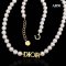 Approx. 6.0 mm up, Freshwater Pearl, D-i-o-r Uniform Pearl Necklace