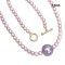 Approx. 5.0 - 5.5 mm and 15.6 mm, Pearl Canday and Edison Pearl, Traditional Japanese Style Pearl Necklace