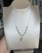 10.33 mm, Edison Pearl, Sakura Embellishment Dangle Pearl Chain Necklace