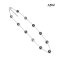 10.5 - 12.5 mm, Tahitian Pearl, Station Pearl Necklace
