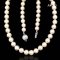 Approx. 6.0 - 6.9 mm, Moonlight Lot, Akoya Pearl, Uniform Pearl Necklace
