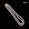 Approx. 8.5 - 9.0 mm, Akoya Pearl, Double Strands Slope Layer Uniform Pearl Necklace