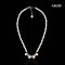 Approx. 5.0-6.0 mm and 7.0-8.0 mm, Freshwater Pearl and Edison Pearl, Maya Pearl Embellishment Uniform Pearl Necklace