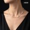Approx. 3.0-3.5, 3.5-4.0, 5.5-6.0 mm, AK Pearl, Station Pearls & Tubes Necklace