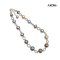 Approx. 8.0 - 11.0 mm, Tahitian Pearl, Station Pearl & Link Chain Necklace