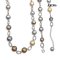 Approx. 8.0 - 11.0 mm, Tahitian Pearl, Station Pearl & Link Chain Necklace