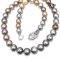 8.9 - 11.9 mm, Tahitian Pearl, Fancy Color Graduated Pearl Necklace